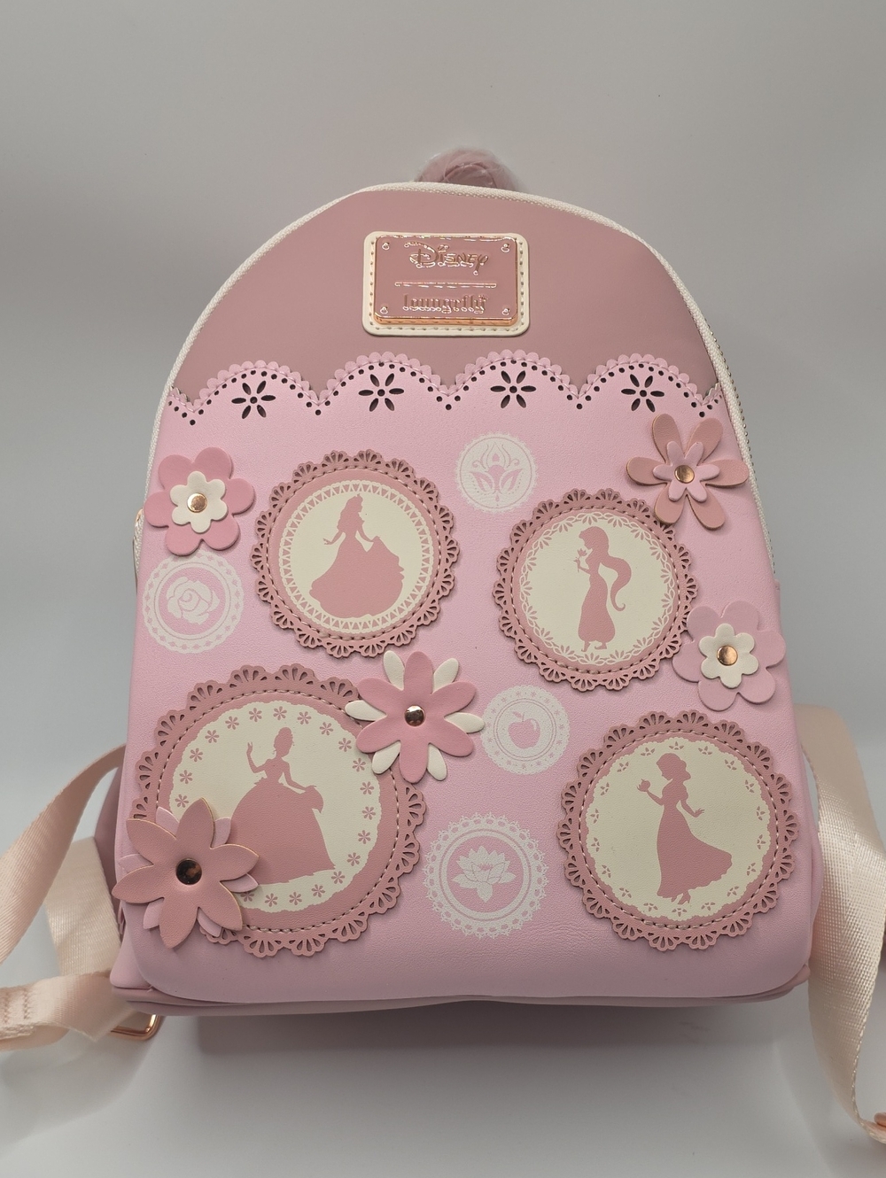 Loungefly Disney Pink Princess Lace Mini Backpack